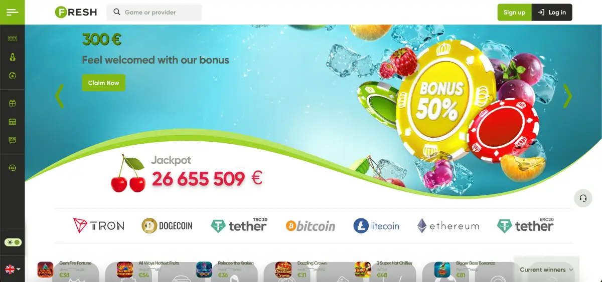 Avia Masters game screen at Fresh casino