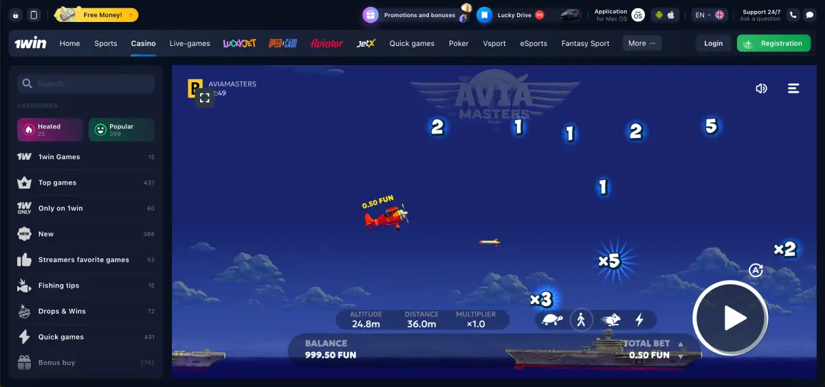 Play Avia Masters online game in browser on desktop